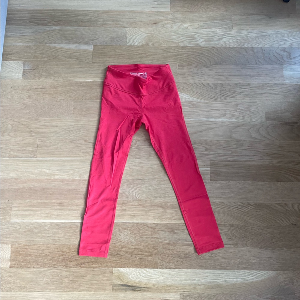Outdoor Voices Red Leggings